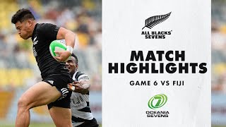 Match Highlights | All Blacks Sevens v Fiji - Game 6 (Oceania7s 2021)