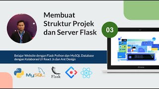 Tutorial Python Flask MySQL & React JS #3 - Struktur Projek dan Server Flask