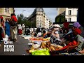 Activists accuse authorities of 'social cleansing' for clearing homeless out of Paris