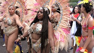 Notting Hill Carnival 2022: London UK: Time to Party: Street Festival – Ebony Mas Float