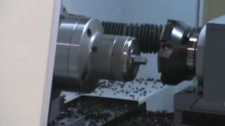 CyberCNC's FastCut CY 6512 Automatic Polygon Turning Lathe　ポリゴン加工 【スゴイ加工動画】