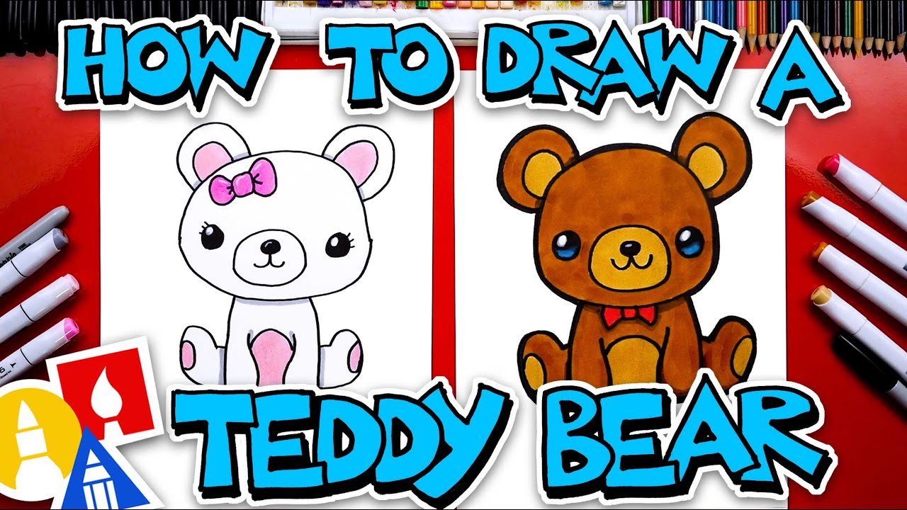 How To Draw A Teddy Bear Us National Teddy Bear Day Youtube