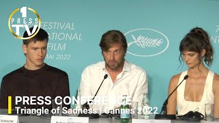 Triangle of Sadness - Full Press Conference Cannes 2022