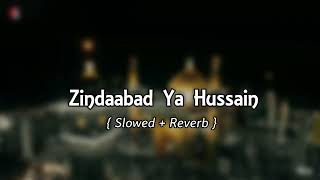 zindaabad Ya Hussain Slowed And Reverb | Noha | Nadeem Sarwer | Slowed And Reverb Song Lover
