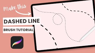 Easy Dash Line Brush: Step By Step Procreate Tutorial (with FREE Download)