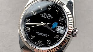 Rolex Datejust 116234 Roulette Date Rolex Watch Review