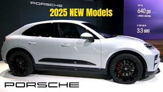 2025 Porsche Macan EV, Taycan, Cayenne, and Panamera at Annual Press Conference