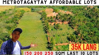 PINAKAMURANG METROTAGAYTAY LOT FOR SALE 35K LANG NAPAKAGANDA NG VIBES AT WEATHER LIMITED LOTS ONLY