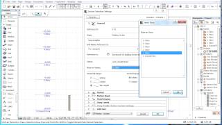 Element linking in ARCHICAD: in section, elevation and interior elevations