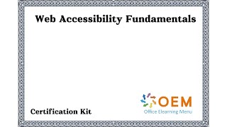 Web Accessibility Training \u0026 Cursus - Bereid je voor op Certificering!