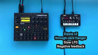 KORG Dipole v2 by Sinevibes - with Elektron Digitakt