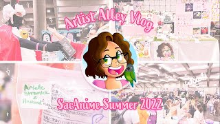 Artist Alley Vlog ★ SacAnime Summer 2022 ★