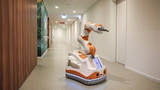 Assistenzroboter Lio erleichtert den Alltag von Pflegekräften