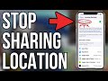 Stop Sharing Location Without Them Knowing!