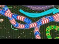 wormate.io 1 strong bad worm vs 1 tiny worm epic wormateio gameplay funny best moments