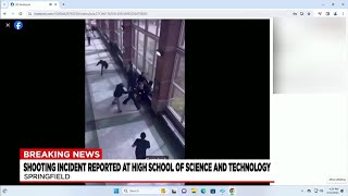 New video shows when gunfire rang out during a fight at Sci-Tech in Springfield