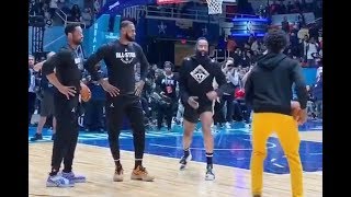 James Harden Teaches STEP BACK to Zaire WADE !!