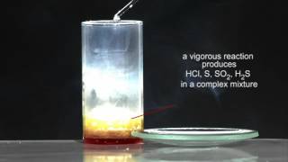 Reaction of Water with Disulfur Dichloride