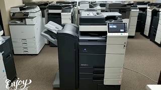 Konica Minolta Bizhub 754 Black-White Copier. Meter only 82k