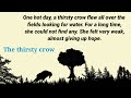 The thirsty crow|english story|english listening practic|short english story|#englishpracticebyshalu