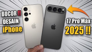 INI GILA SIH! Bocor Desain iPhone 17 Pro Max Mirip Google Pixel 🗿