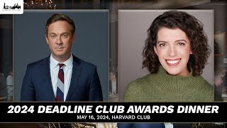 2024 Deadline Club Awards Conversation with Jonathan Lemire and Molly Ball