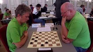 Norvaisas - Domcev. European Draughts-64 Championship 2021 (blitz)