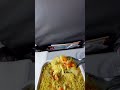 Eating Biryani Rice in flight with Air Asia - #shorts