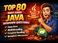 Java Interview Questions 🔥 | Top 80 Most Asked | Core Java, Spring Boot, Microservices | 1–10 Yrs