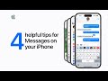 Four helpful tips for Messages on your iPhone | Apple Support