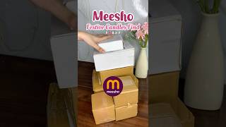 Meesho Festive Candles Find 😍🕯️#meesho #meeshohaul