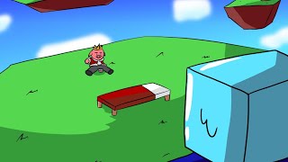 Technoblade break dancing on skeppy