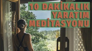 Yaratım sürecinizi kolaylaştıracak sabah/akşam meditasyonu.#meditasyon #kişiselgelişim #çekimyasası