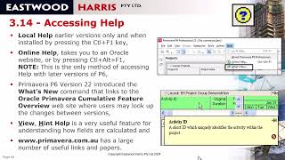 3 9   3 18 Remaining Setting Up Options Planning and Control with Oracle Primavera P6 PPM Profession