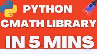 Python CMATH Library in 5 mins. Handling Complex numbers in Python. #URcoding #python