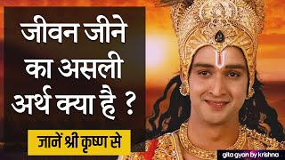 जीवन जीने का असली अर्थ क्या है | Lord Krishna Motivational Video | Lord Krishna Vani