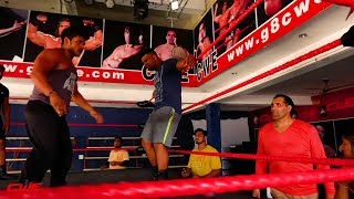CWE | Training Session 24.04.2019 with The Great Khali