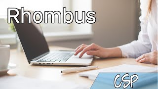 [CSP] Code: Rhombus