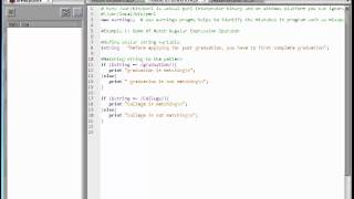 Perl Match Regular Expression Operator