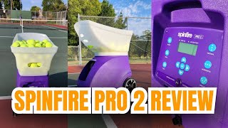 Spinfire Pro 2 Review: The #1 Tennis Ball Machine | #tennis #tennisballs