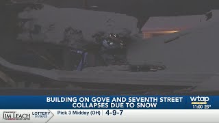 Building on Seventh Street in Parkersburg collapses due to snow