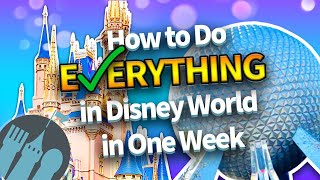 How to Do EVERYTHING in Disney World in One Week