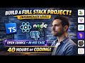 Full Stack Web Development with TypeScript, React, Node.js, PostgreSQL | Part 02, Open Source, AI