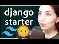 Build a Django + Tailwind Starter Project with Dark Mode & Custom User Model - Live Coding Tutorial