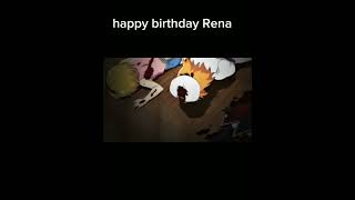 happy birthday Rena #higurashi #meme