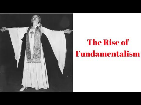 What was fundamentalism in the 1920s?