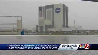 Possible government shutdown puts up to 17,000 Kennedy Space Center workers at risk of furlough