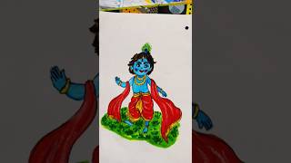 Little Krishna ji # shorts video # youtubeshorts # art # Krishna ji