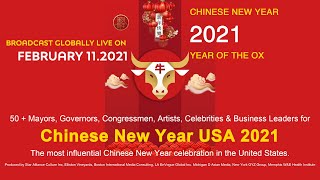 Chinese New Year USA 2021 美国中国新年庆典 Full Version 完整版
