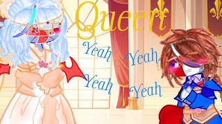 Queen // шип / ship // ft : 🇬🇧,,🇫🇷,,🇬🇧🇨🇦 // Countryhumans